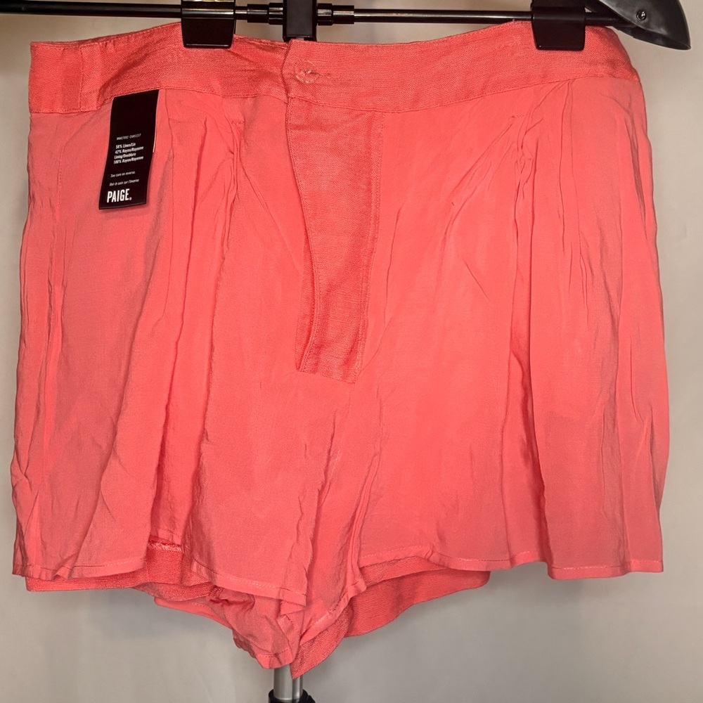 PAIGE Vibrant Pink High Waist Women's Shorts